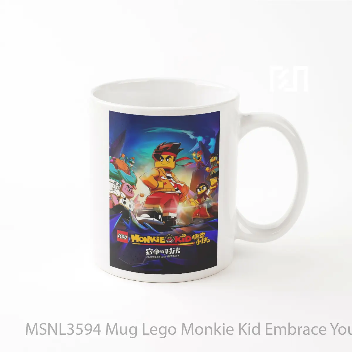 Mug Lego Monkie Kid Embrace Your Destiny Gelas Keramik Tema Film MSNL3594