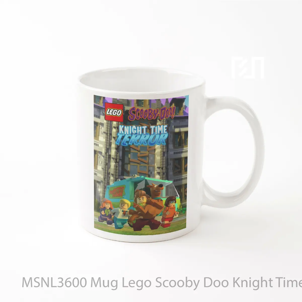Mug Lego Scooby Doo Knight Time Terror Gelas Keramik Tema Film MSNL3600