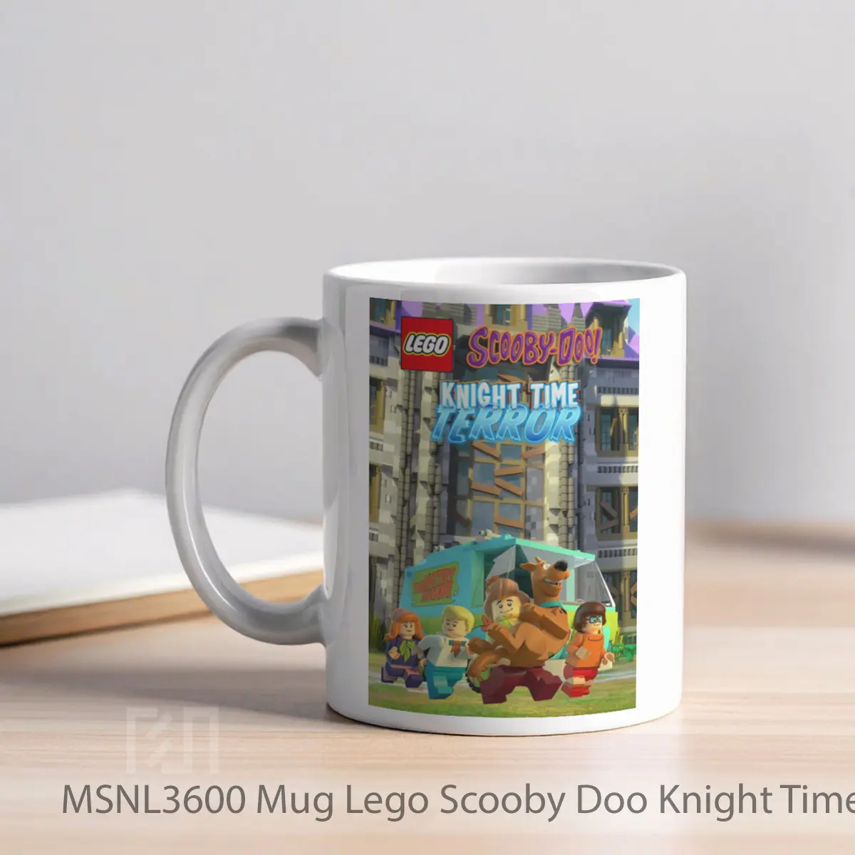 Mug Lego Scooby Doo Knight Time Terror Gelas Keramik Tema Film MSNL3600 - Tampak Kiri