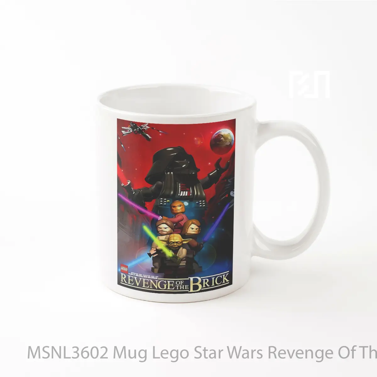 Mug Lego Star Wars Revenge Of The Brick Gelas Keramik Tema Film MSNL3602