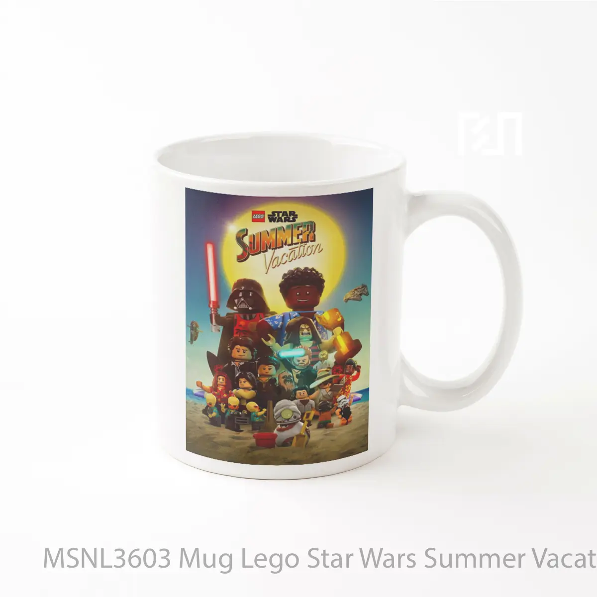 Mug Lego Star Wars Summer Vacation Gelas Keramik Tema Film MSNL3603