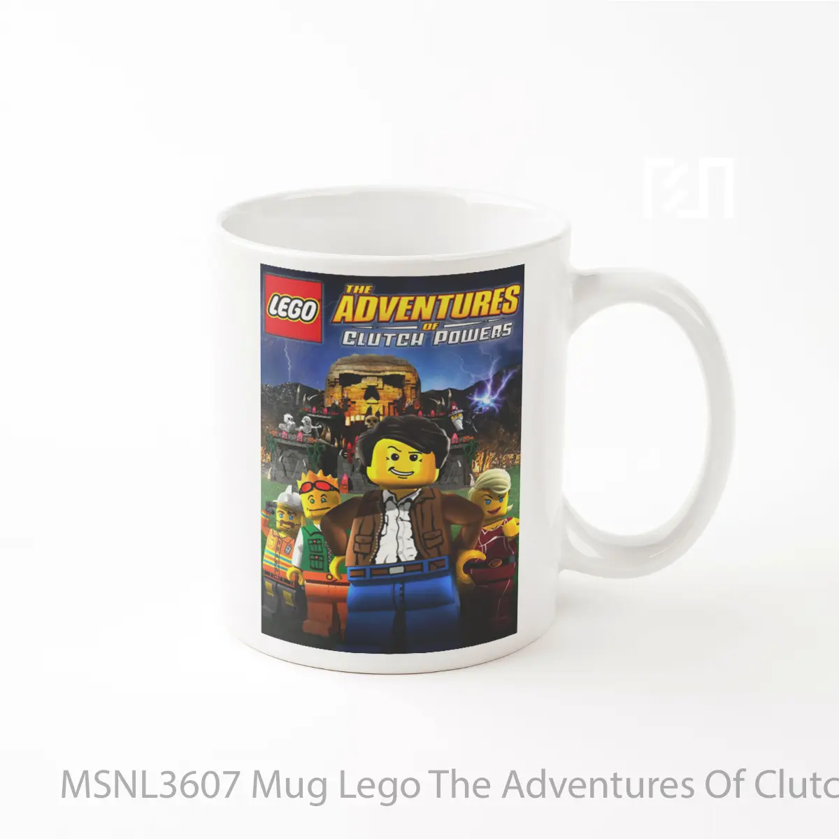 Mug Lego The Adventures Of Clutch Powers Gelas Keramik Tema Film MSNL3607