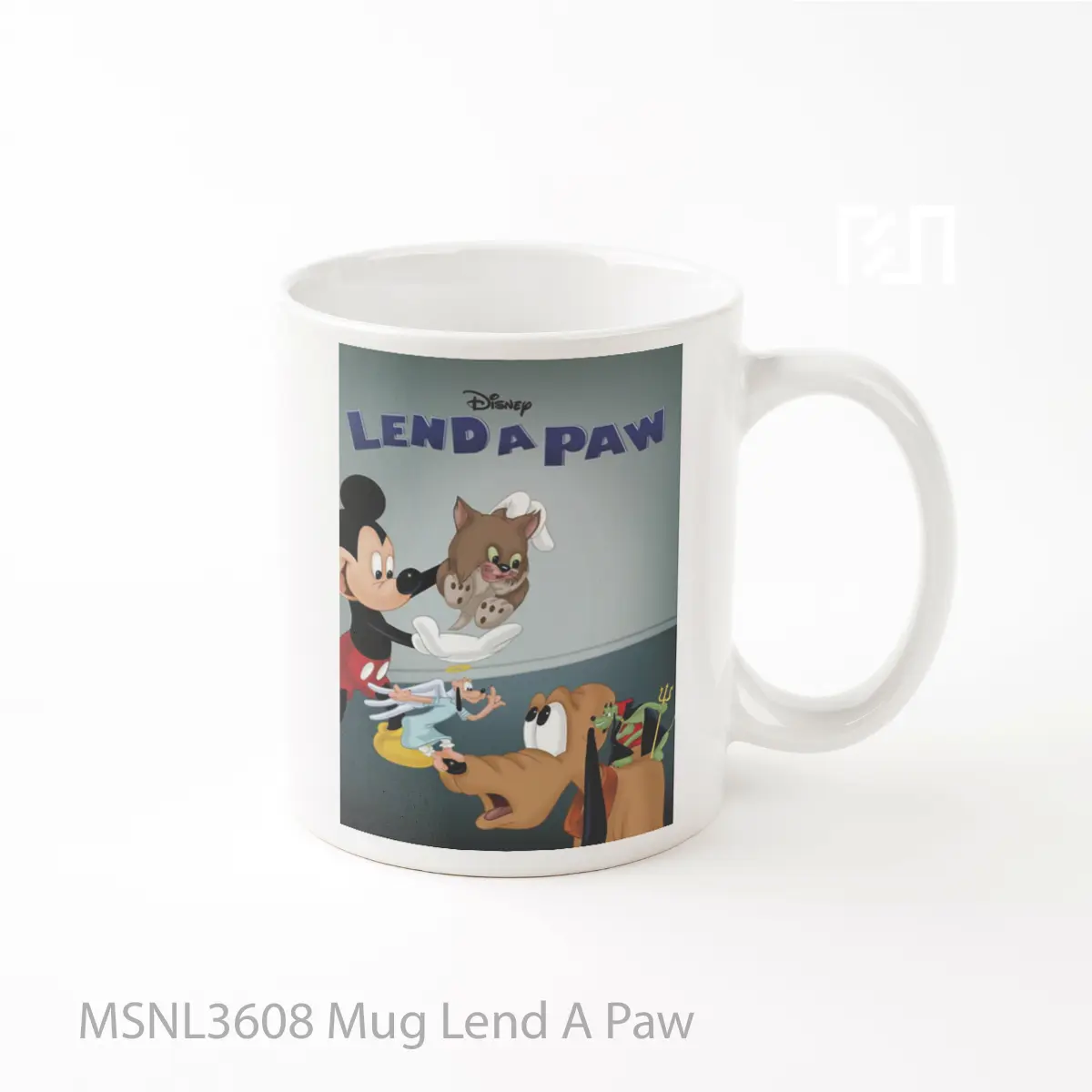 Mug Lend A Paw Gelas Keramik Tema Film MSNL3608