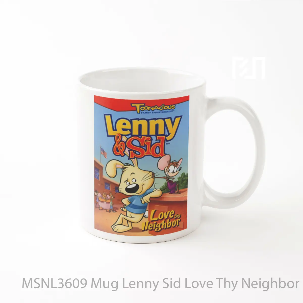 Mug Lenny Sid Love Thy Neighbor Gelas Keramik Tema Film MSNL3609