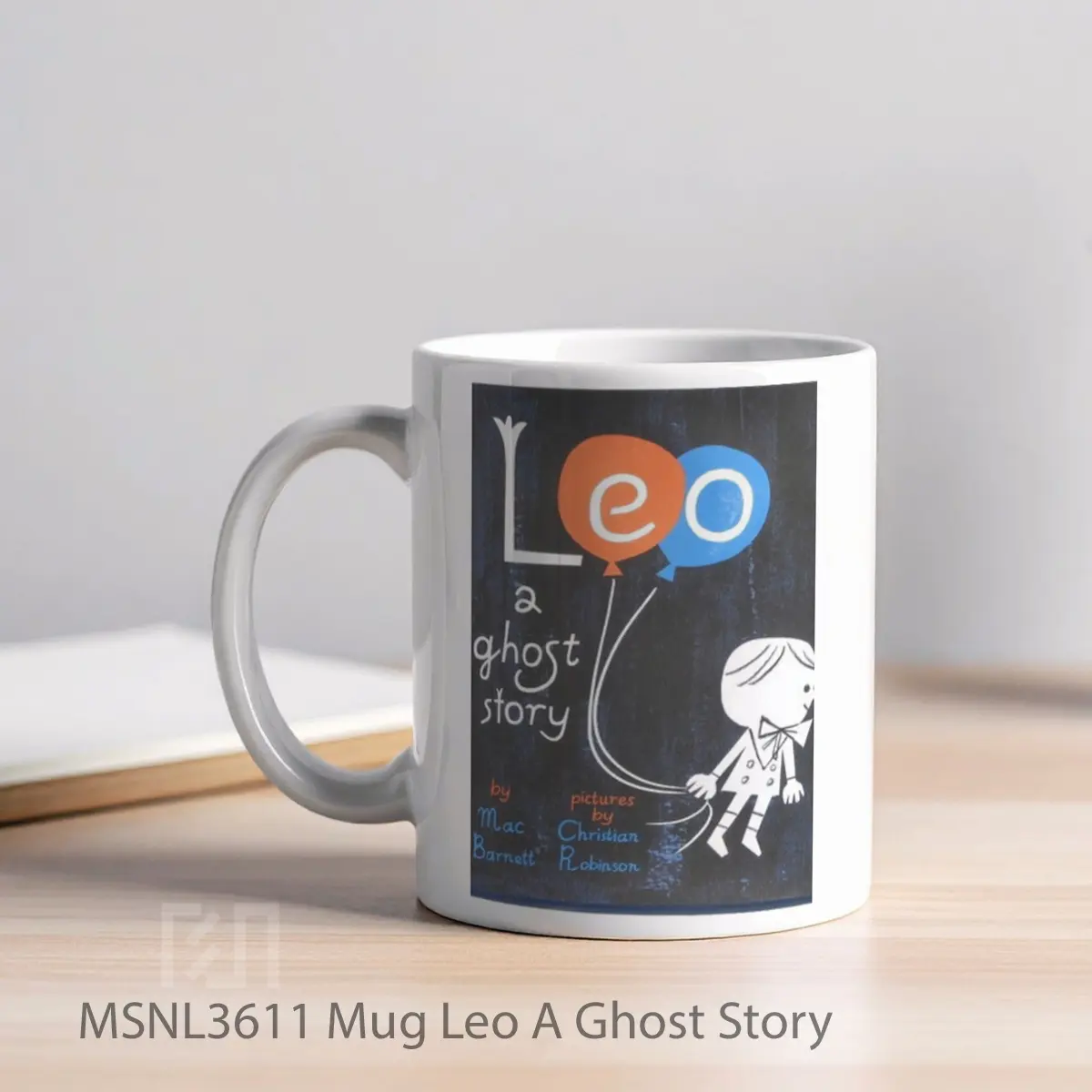 Mug Leo A Ghost Story Gelas Keramik Tema Film MSNL3611 - Tampak Kiri