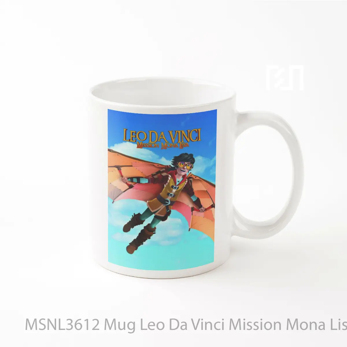 Mug Leo Da Vinci Mission Mona Lisa Gelas Keramik Tema Film MSNL3612