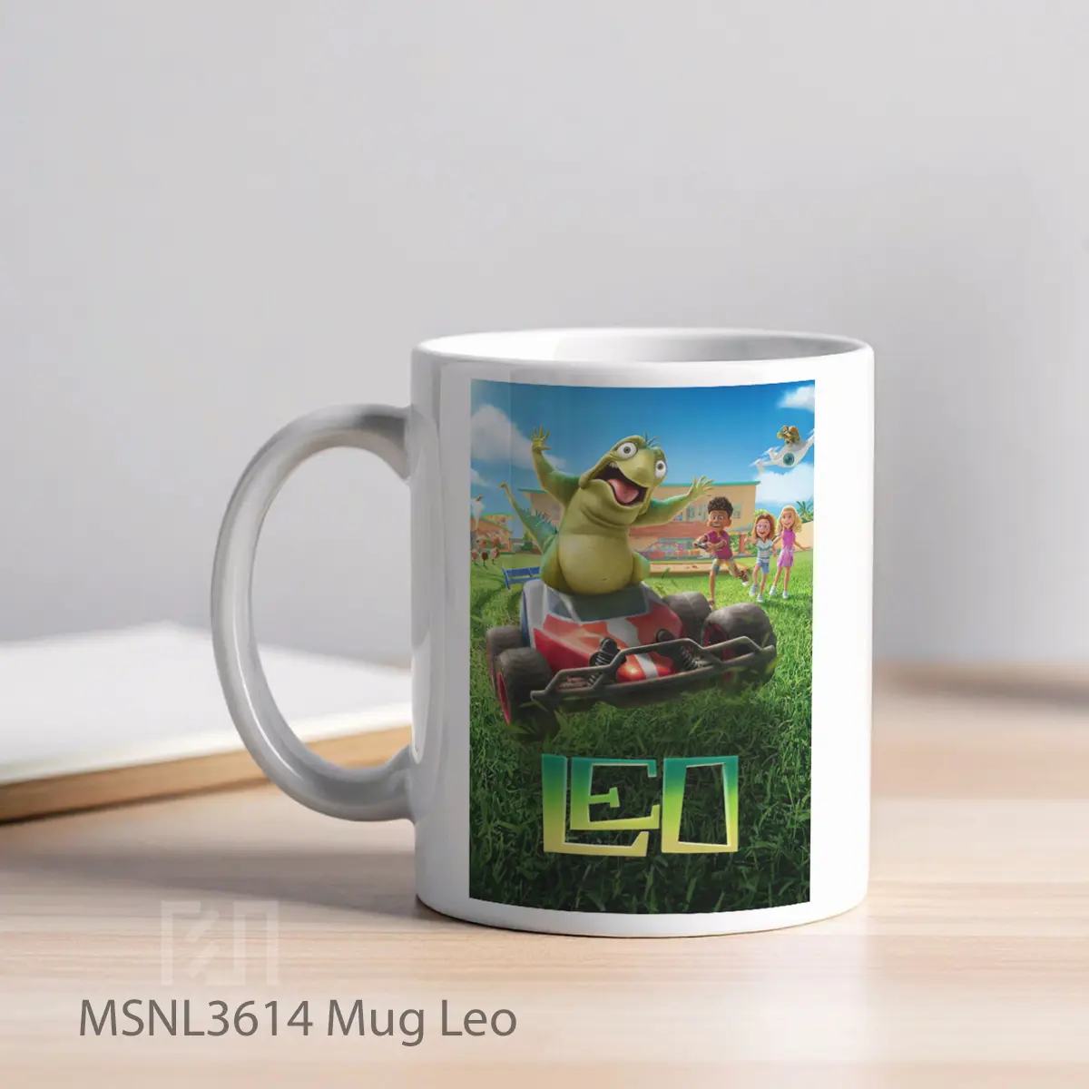 Mug Leo Gelas Keramik Tema Film MSNL3614 - Tampak Kiri