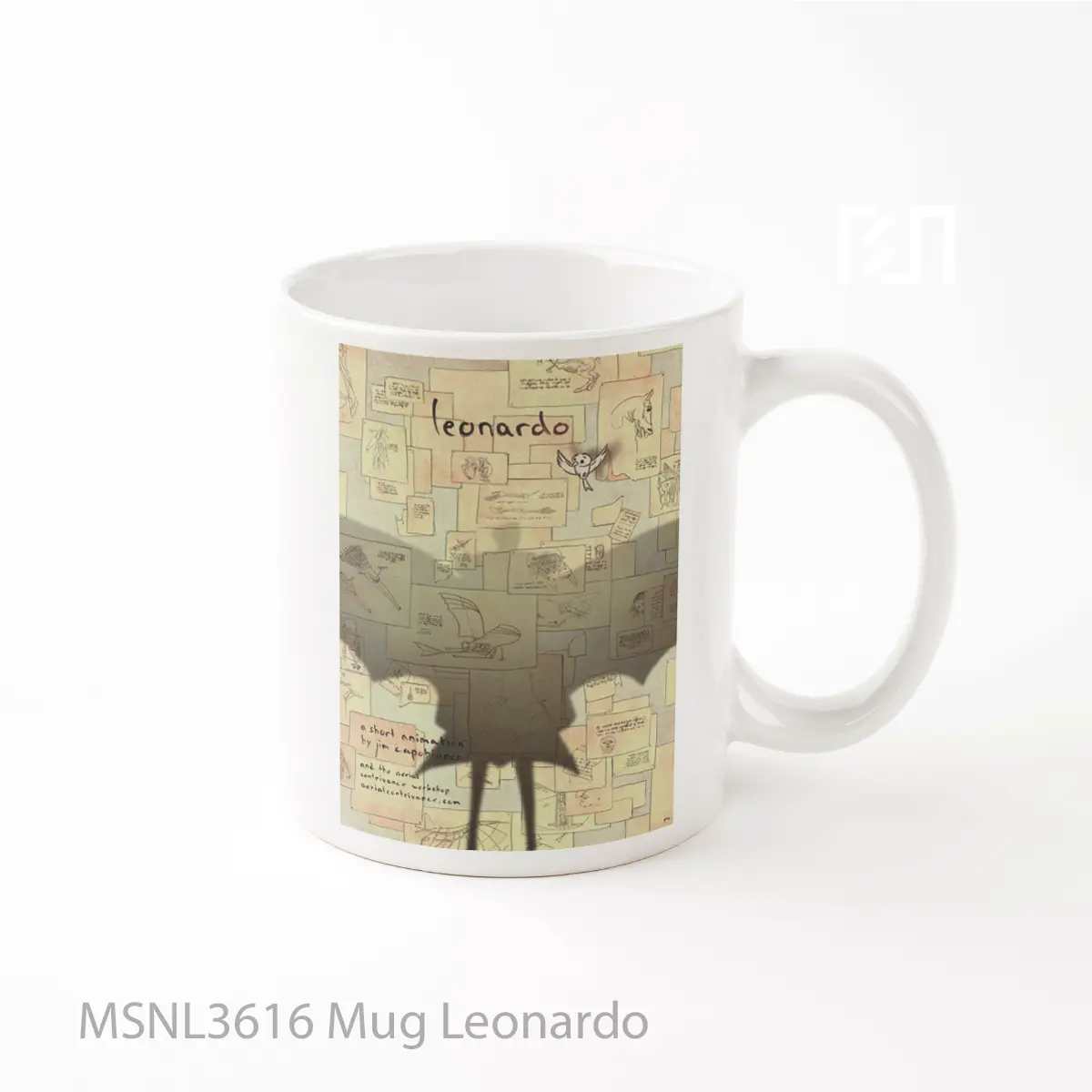 Mug Leonardo Gelas Keramik Tema Film MSNL3616