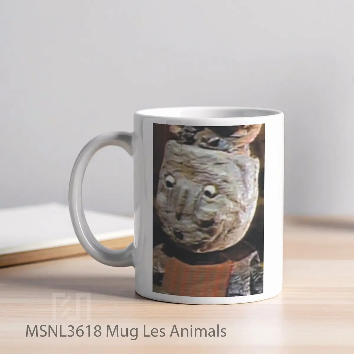 Mug Les Animals Gelas Keramik Tema Film MSNL3618 - Tampak Kiri