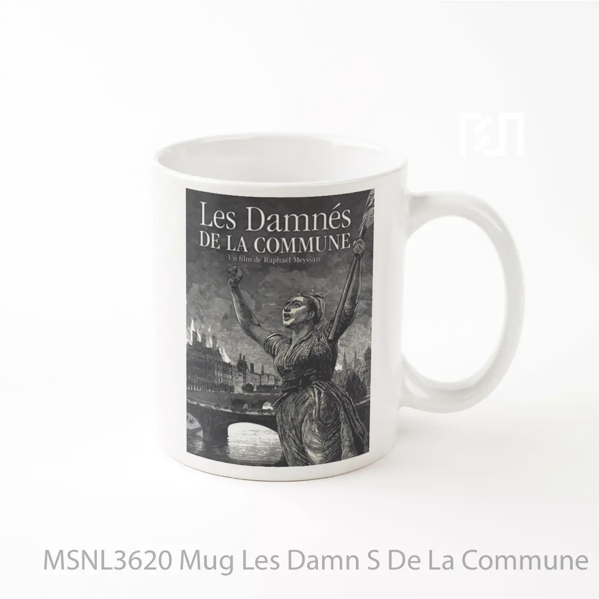 Mug Les Damn S De La Commune Gelas Keramik Tema Film MSNL3620