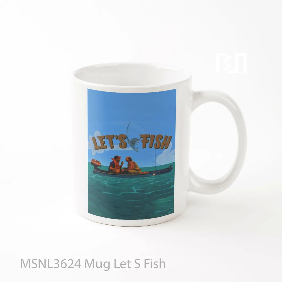 Mug Let S Fish Gelas Keramik Tema Film MSNL3624