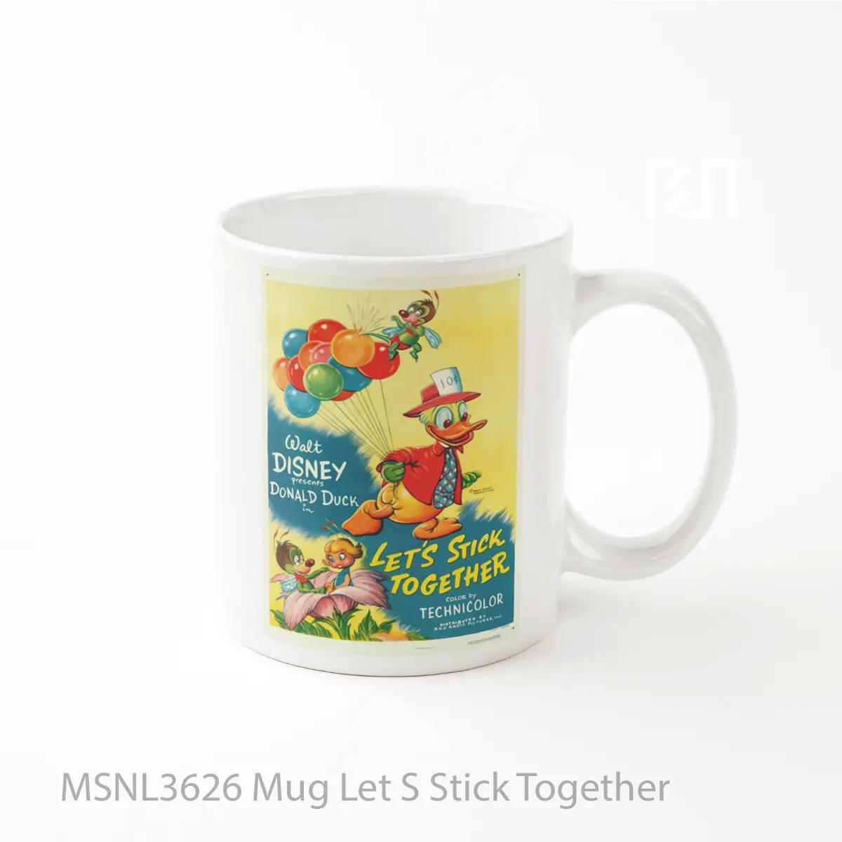 Mug Let S Stick Together Gelas Keramik Tema Film MSNL3626