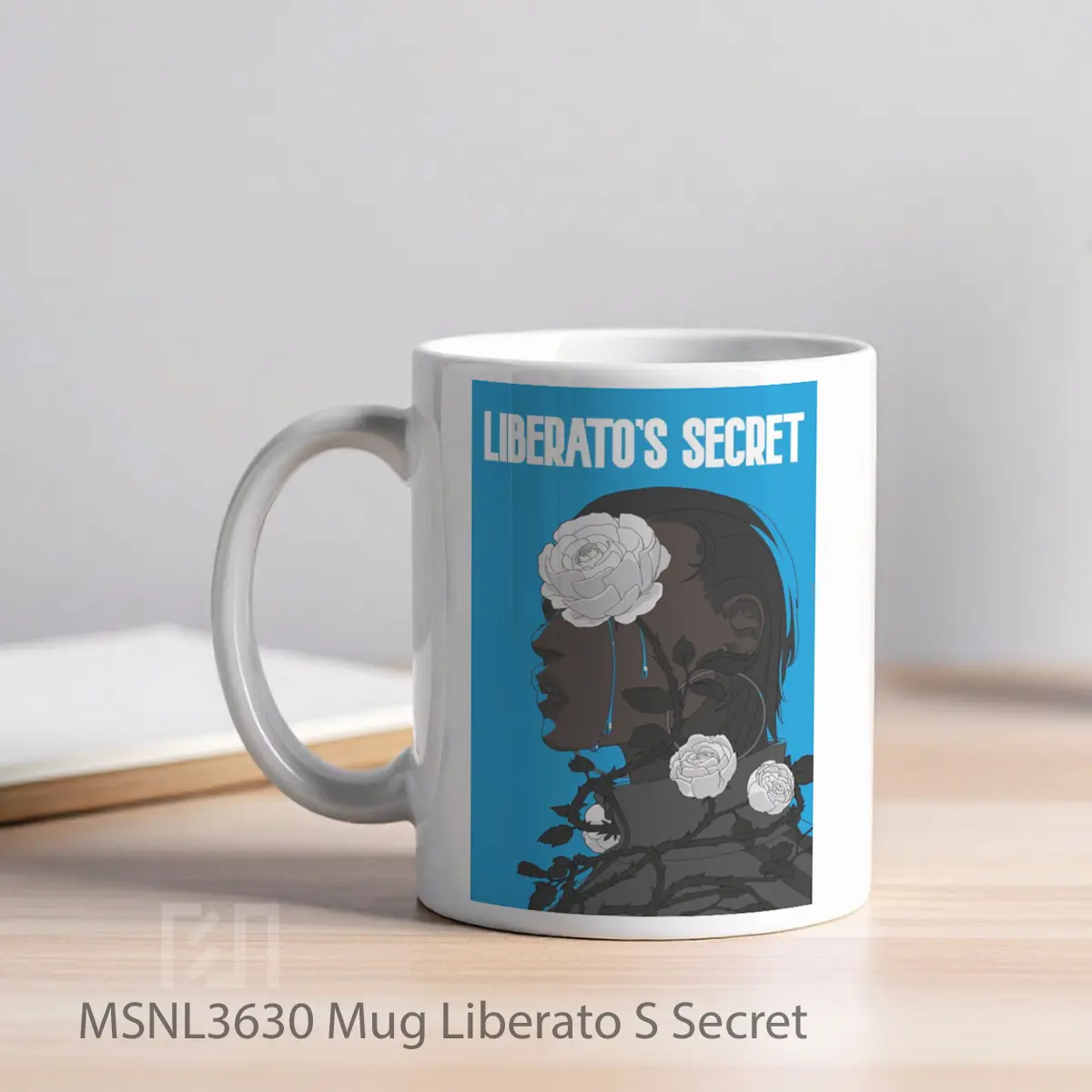 Mug Liberato S Secret Gelas Keramik Tema Film MSNL3630 - Tampak Kiri