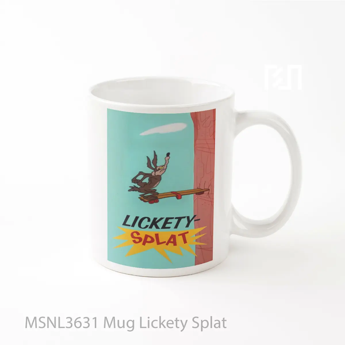 Mug Lickety Splat Gelas Keramik Tema Film MSNL3631