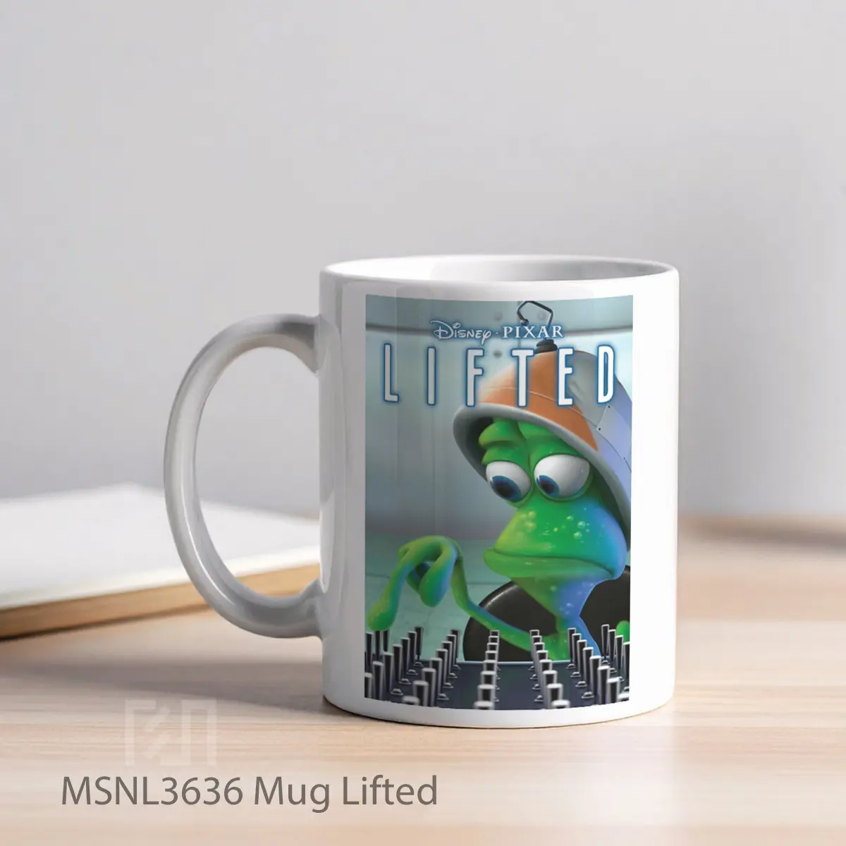 Mug Lifted Gelas Keramik Tema Film MSNL3636 - Tampak Kiri