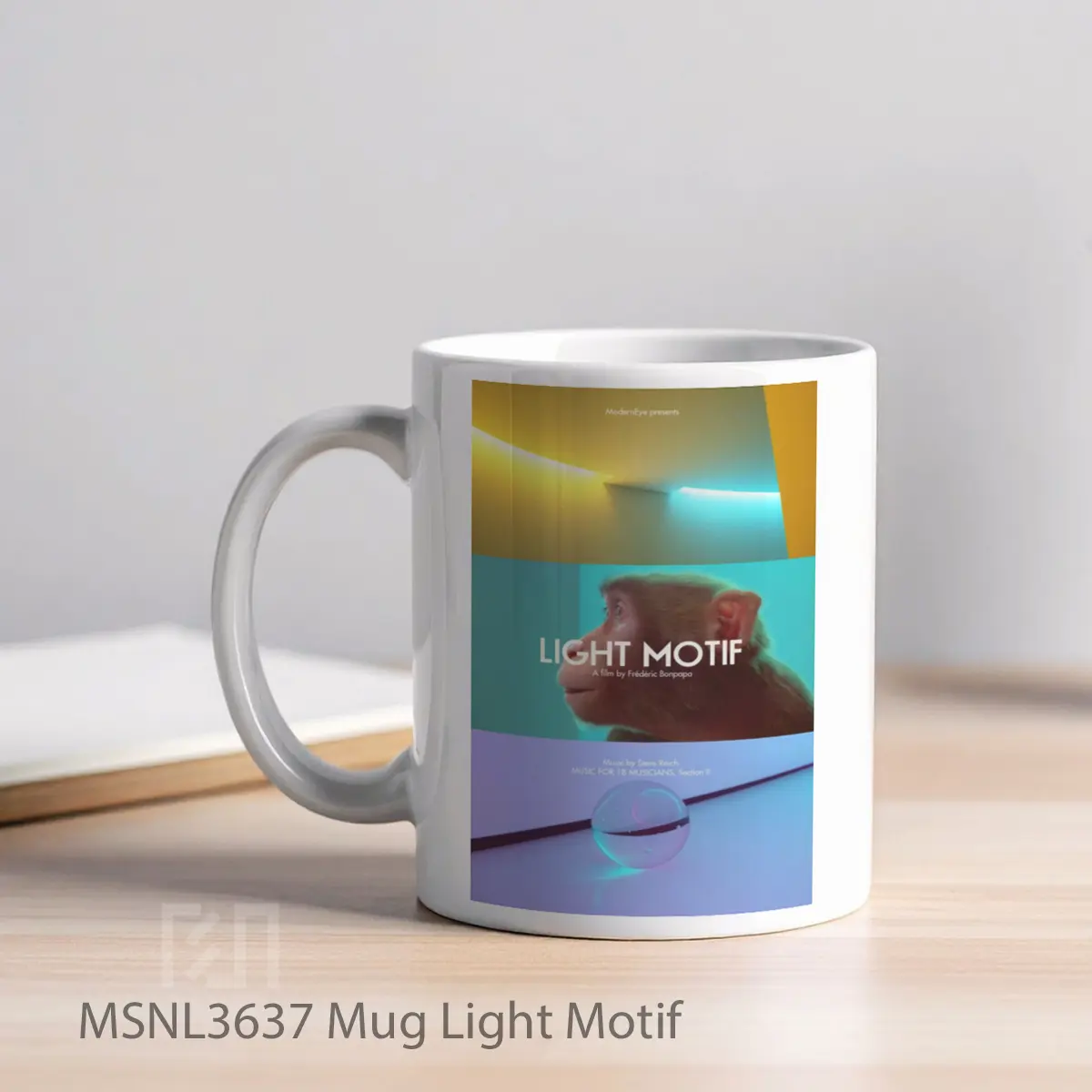 Mug Light Motif Gelas Keramik Tema Film MSNL3637 - Tampak Kiri