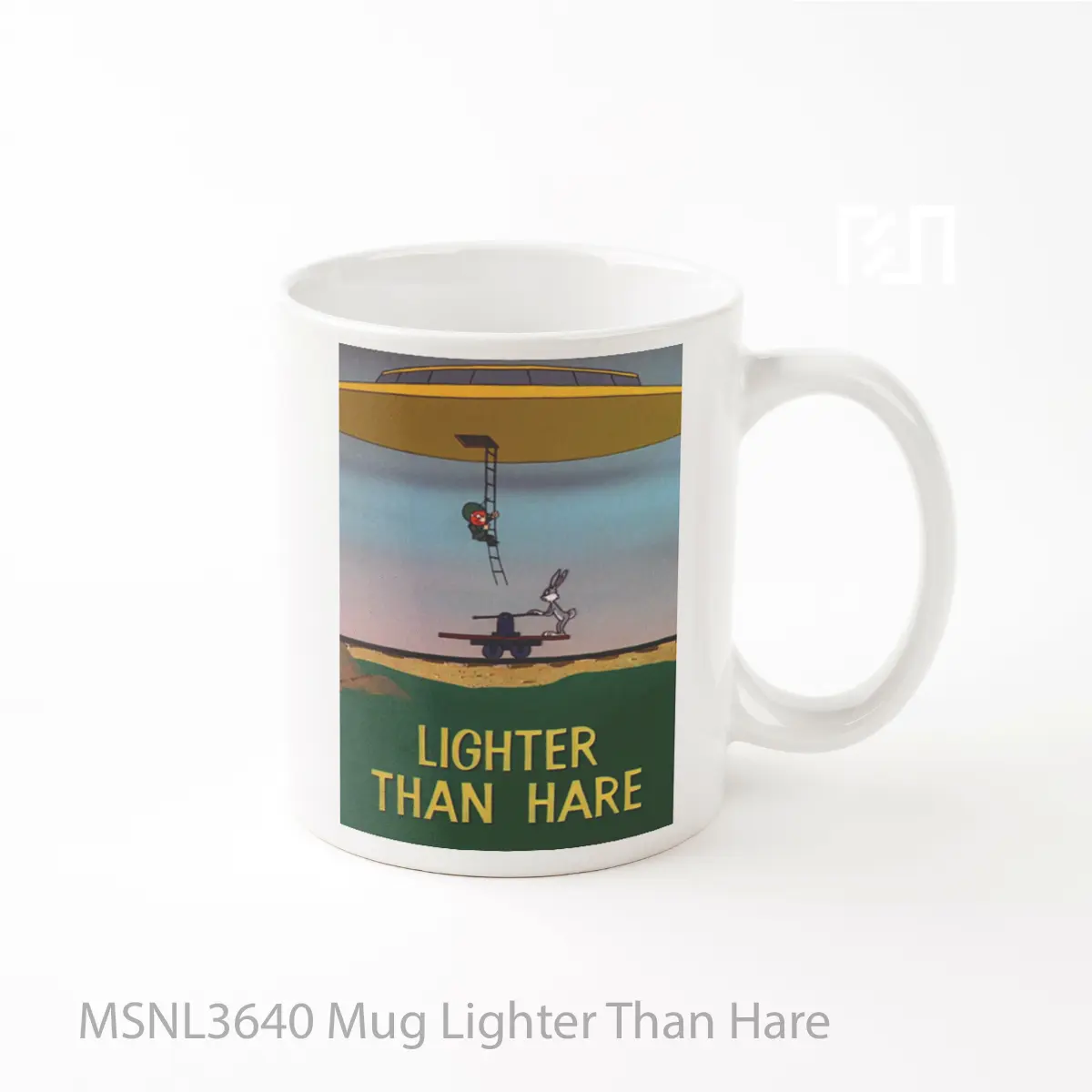 Mug Lighter Than Hare Gelas Keramik Tema Film MSNL3640