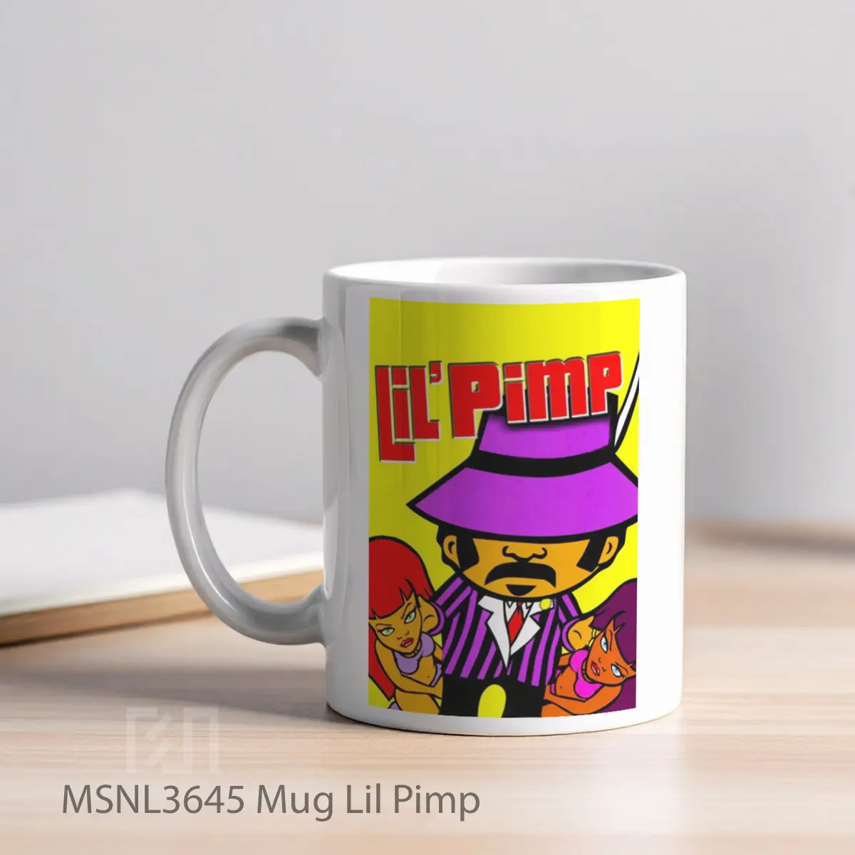 Mug Lil Pimp Gelas Keramik Tema Film MSNL3645 - Tampak Kiri