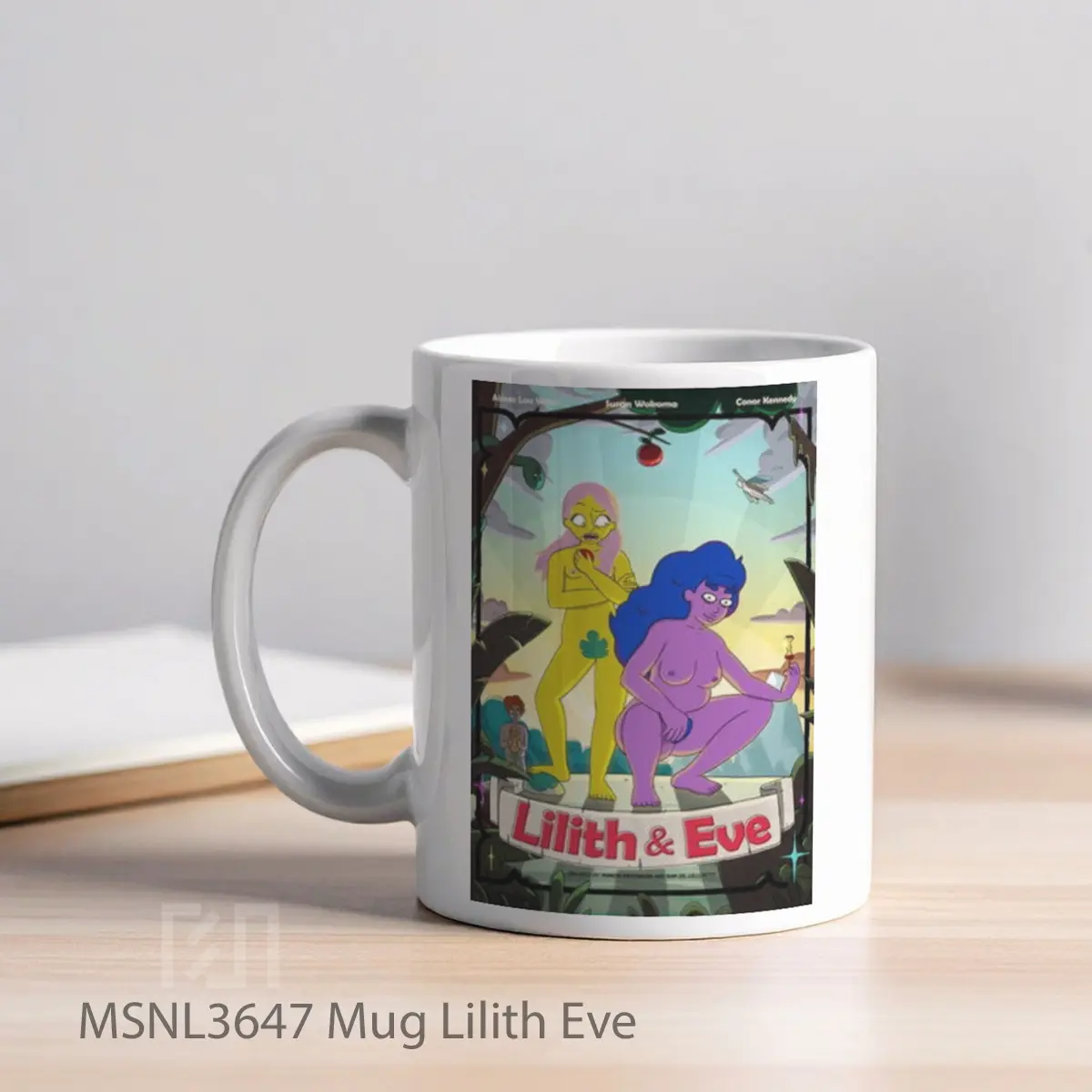 Mug Lilith Eve Gelas Keramik Tema Film MSNL3647 - Tampak Kiri