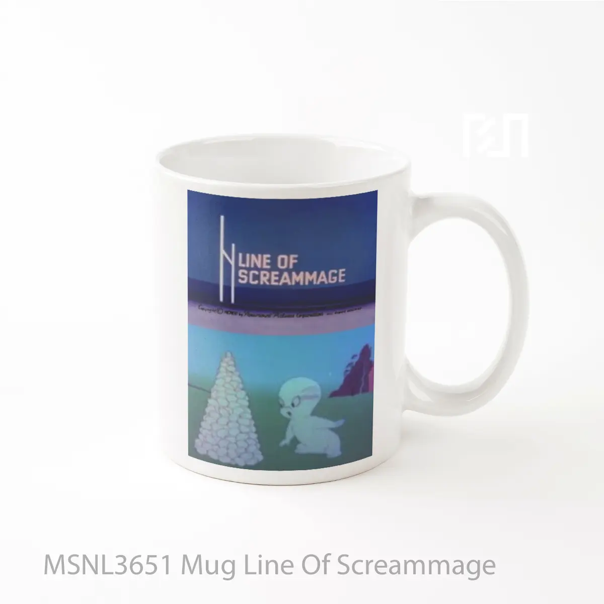 Mug Line Of Screammage Gelas Keramik Tema Film MSNL3651