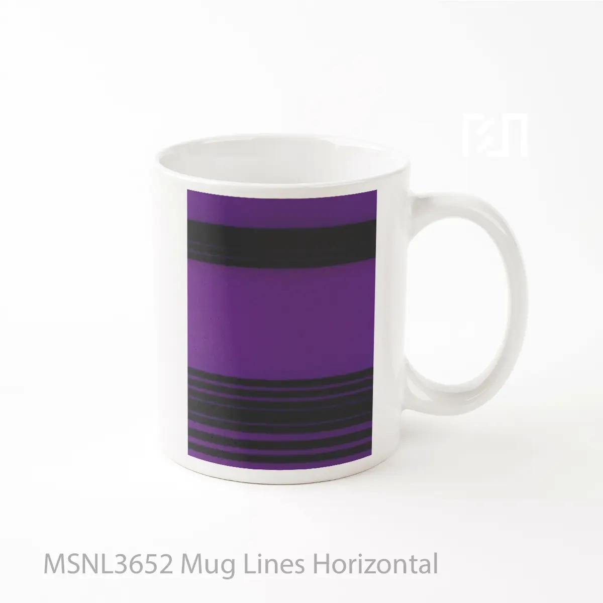 Mug Lines Horizontal Gelas Keramik Tema Film MSNL3652