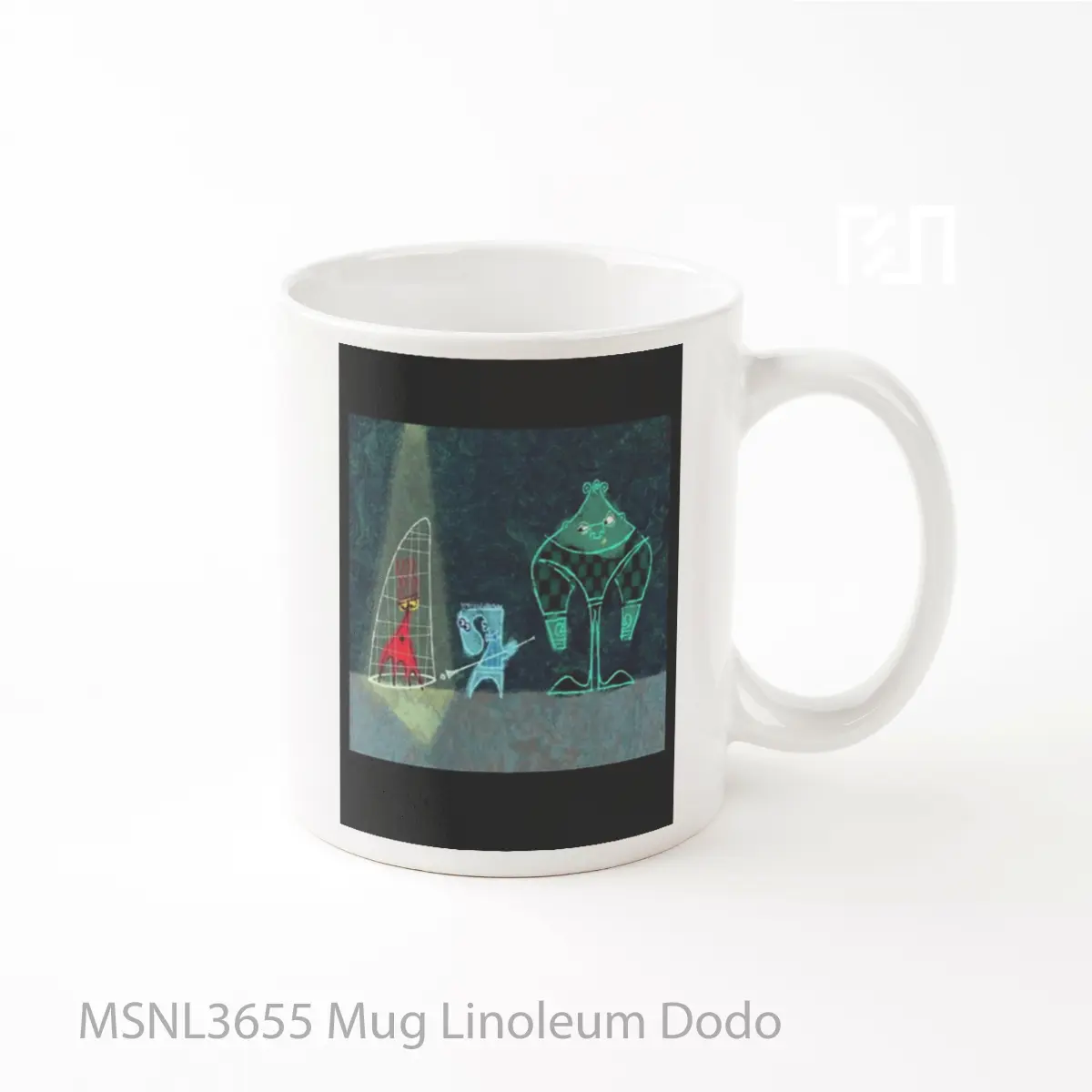 Mug Linoleum Dodo Gelas Keramik Tema Film MSNL3655