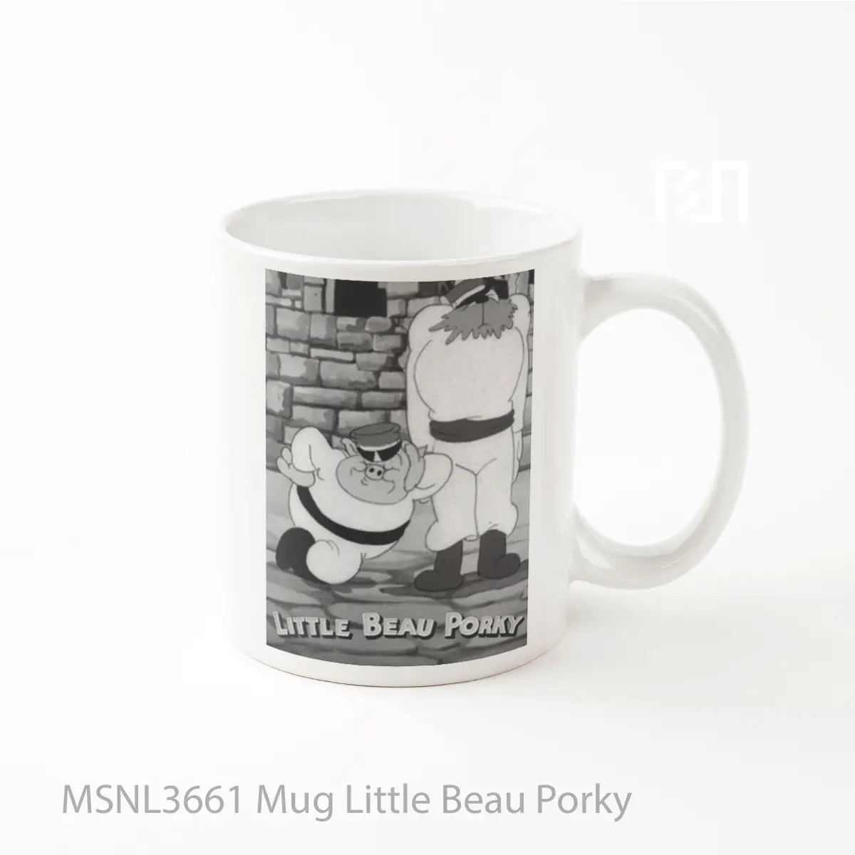 Mug Little Beau Porky Gelas Keramik Tema Film MSNL3661