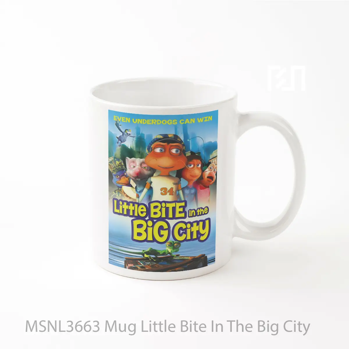 Mug Little Bite In The Big City Gelas Keramik Tema Film MSNL3663