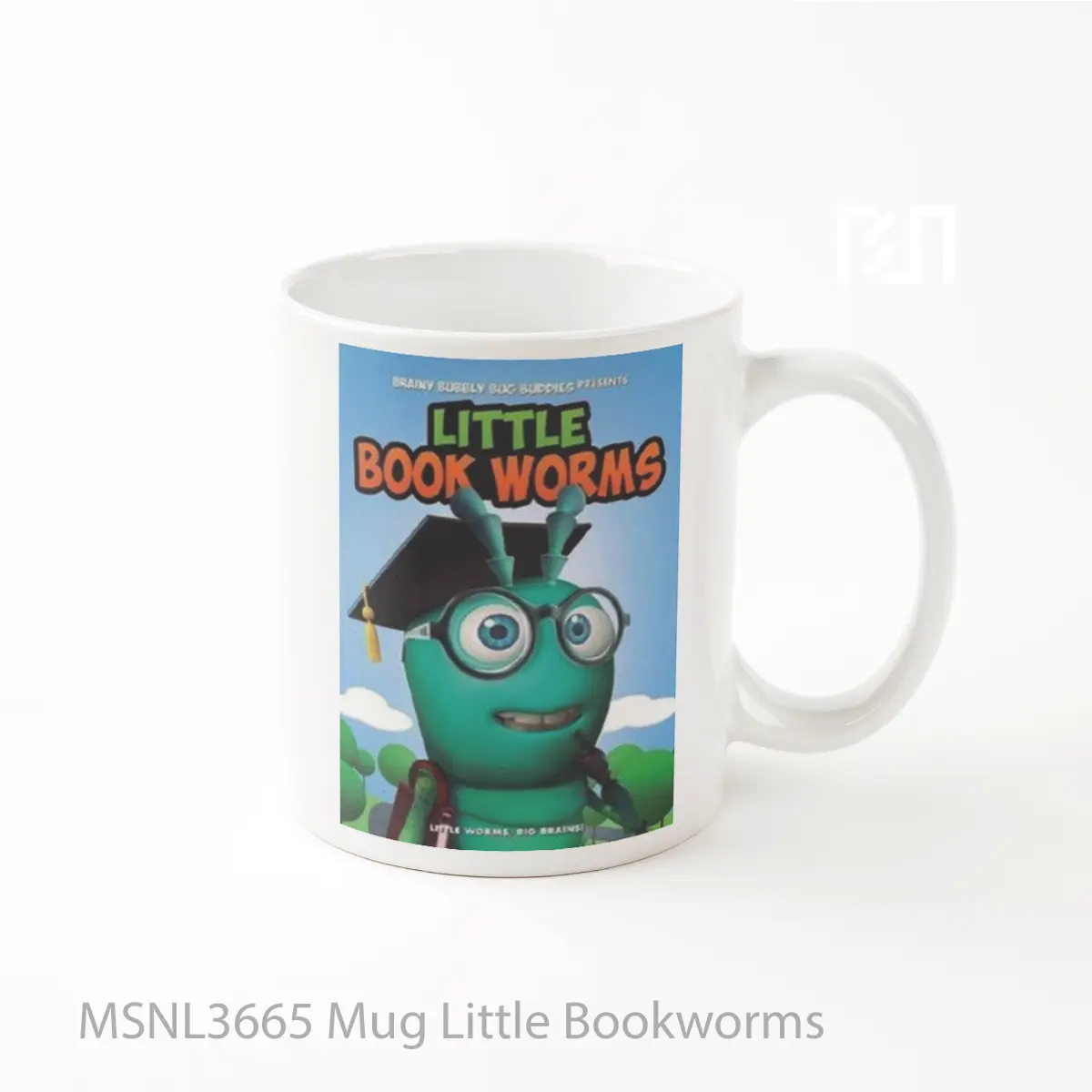 Mug Little Bookworms Gelas Keramik Tema Film MSNL3665