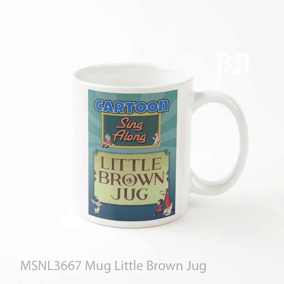 Mug Little Brown Jug Gelas Keramik Tema Film MSNL3667