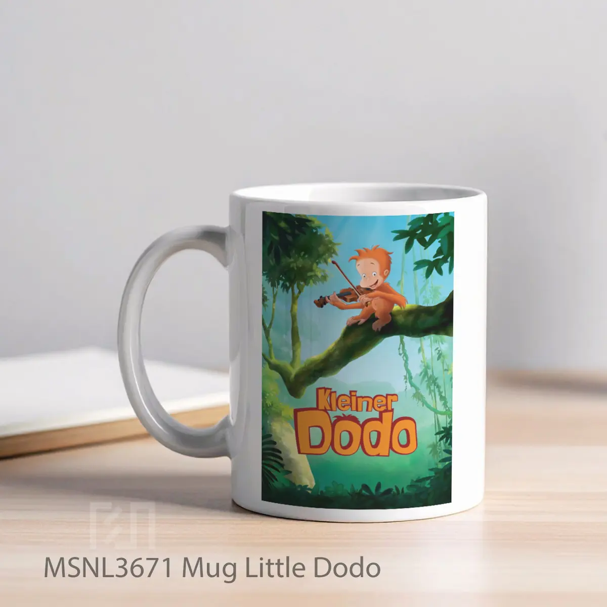 Mug Little Dodo Gelas Keramik Tema Film MSNL3671 - Tampak Kiri
