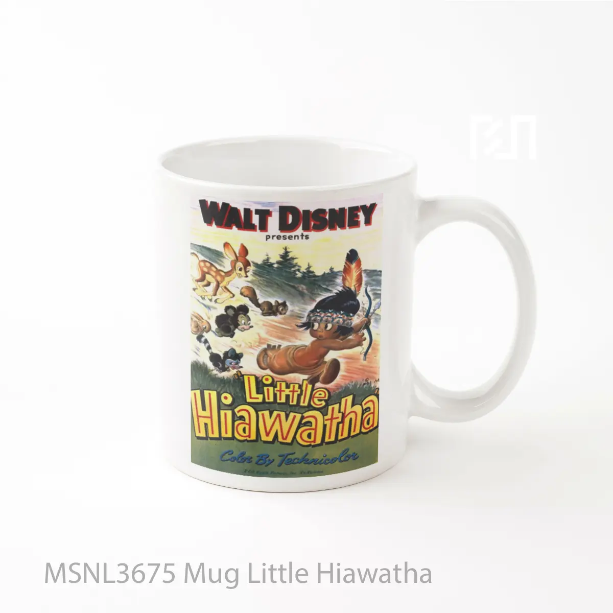 Mug Little Hiawatha Gelas Keramik Tema Film MSNL3675