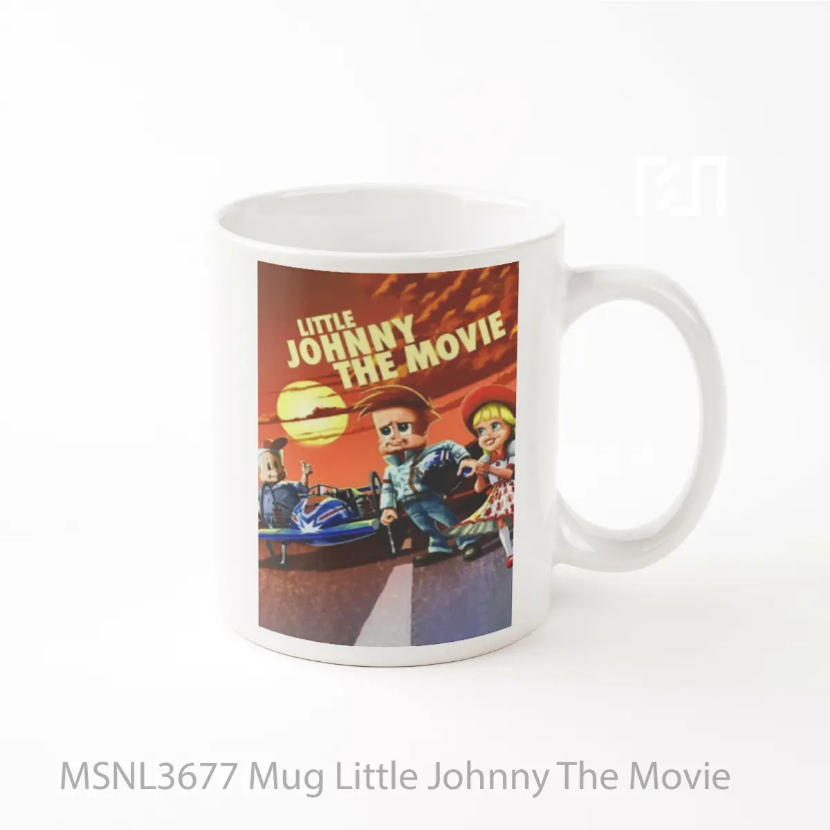 Mug Little Johnny The Movie Gelas Keramik Tema Film MSNL3677