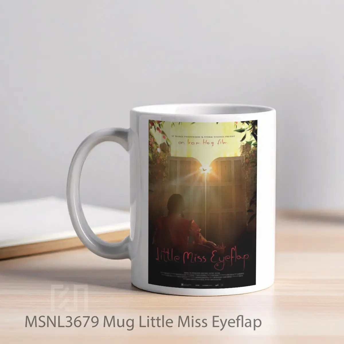Mug Little Miss Eyeflap Gelas Keramik Tema Film MSNL3679 - Tampak Kiri