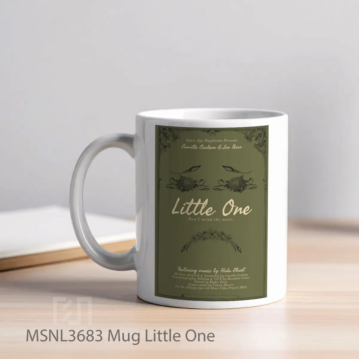 Mug Little One Gelas Keramik Tema Film MSNL3683 - Tampak Kiri
