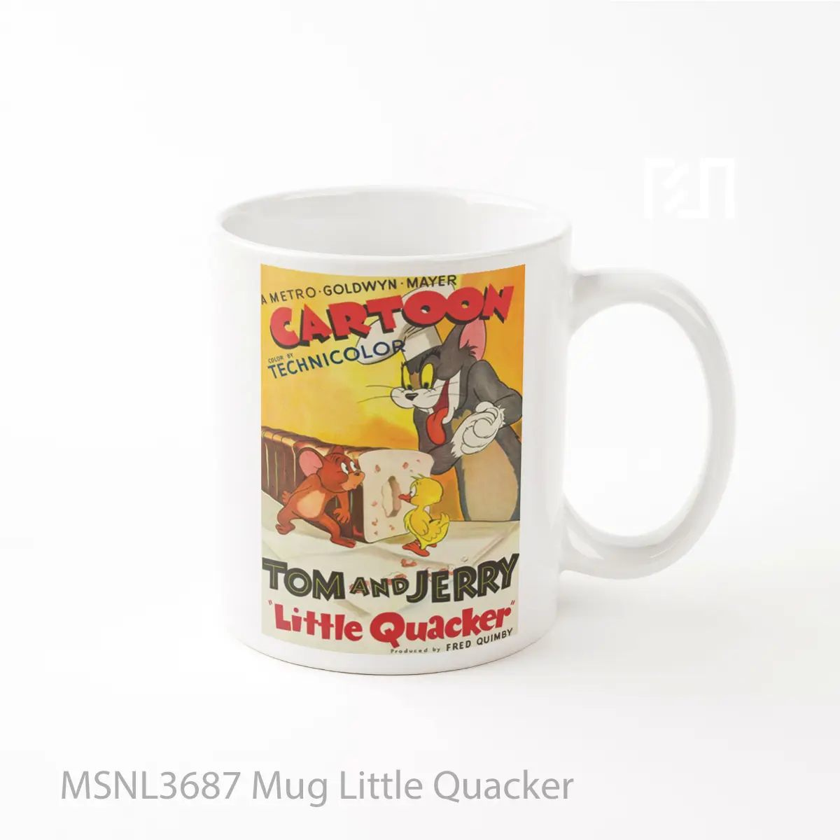Mug Little Quacker Gelas Keramik Tema Film MSNL3687