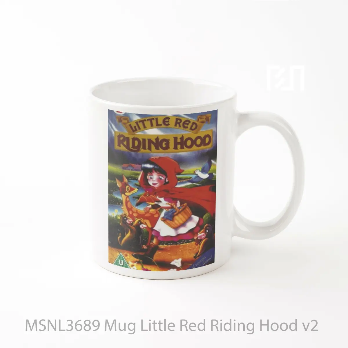 Mug Little Red Riding Hood V2 Gelas Keramik Tema Film MSNL3689
