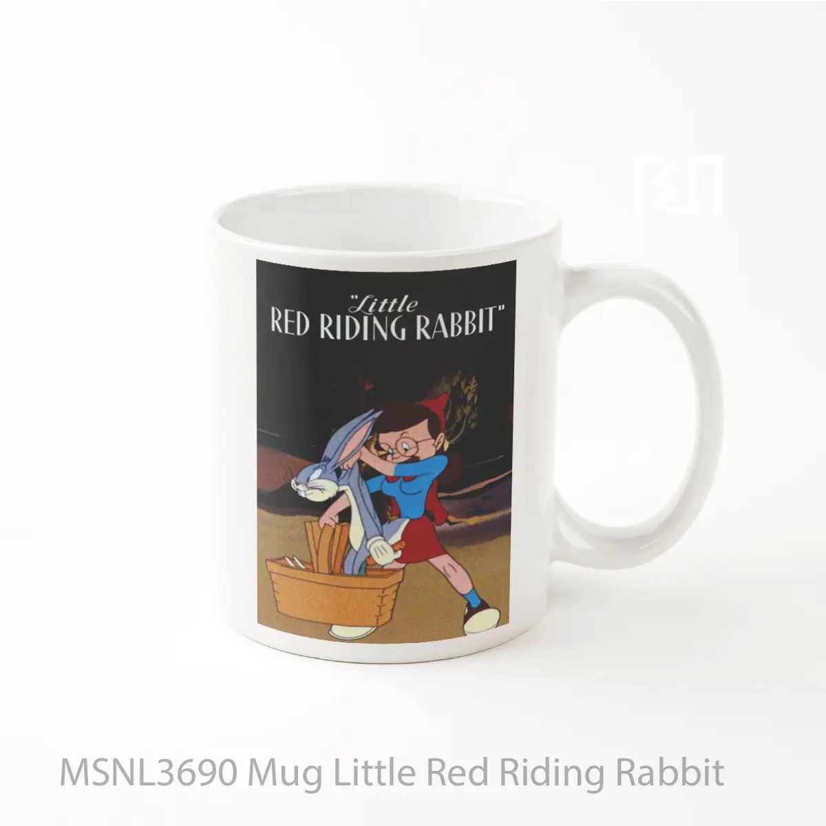 Mug Little Red Riding Rabbit Gelas Keramik Tema Film MSNL3690