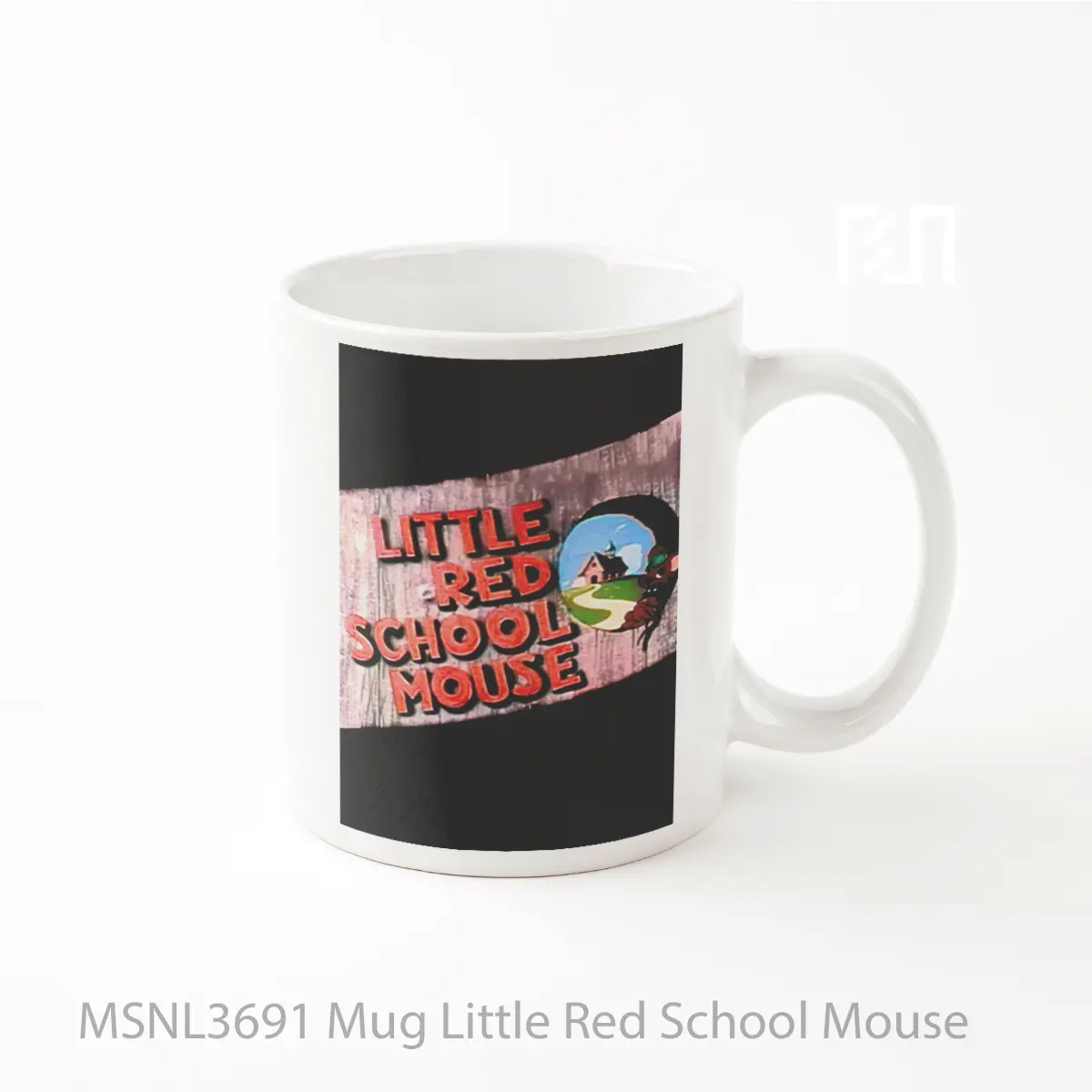 Mug Little Red School Mouse Gelas Keramik Tema Film MSNL3691