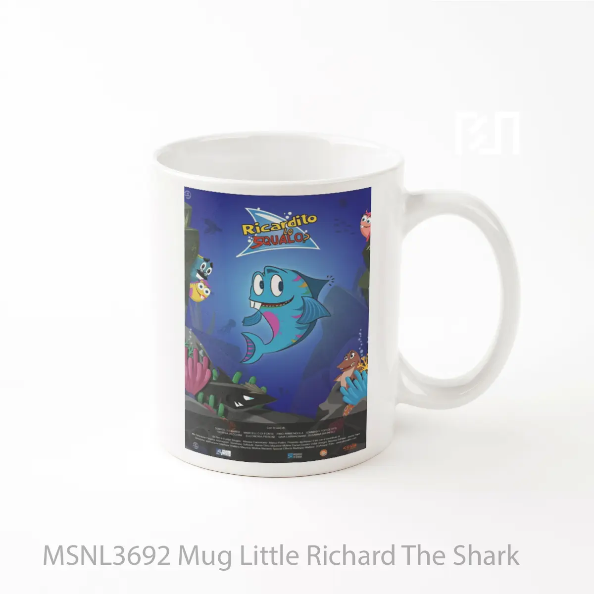 Mug Little Richard The Shark Gelas Keramik Tema Film MSNL3692