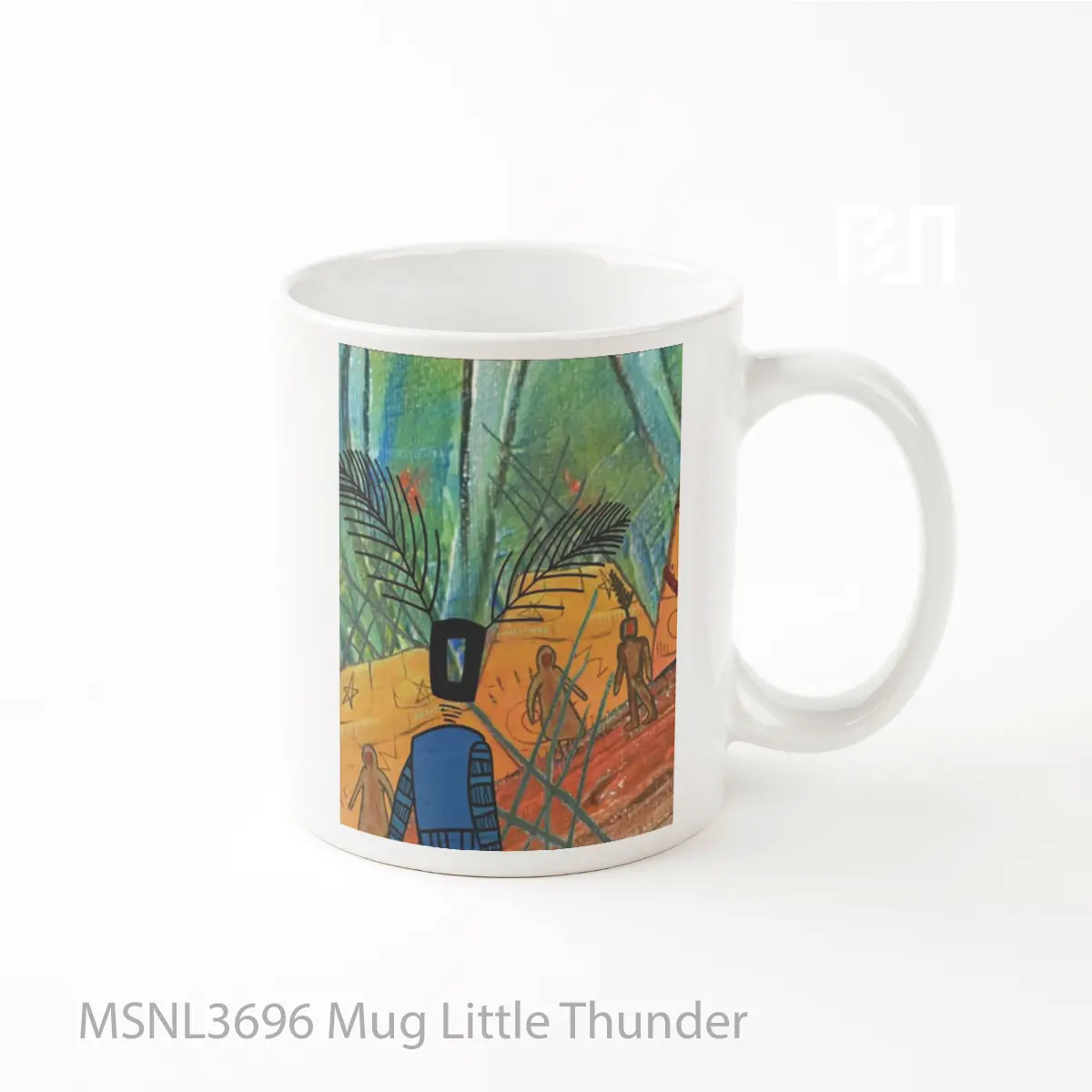 Mug Little Thunder Gelas Keramik Tema Film MSNL3696