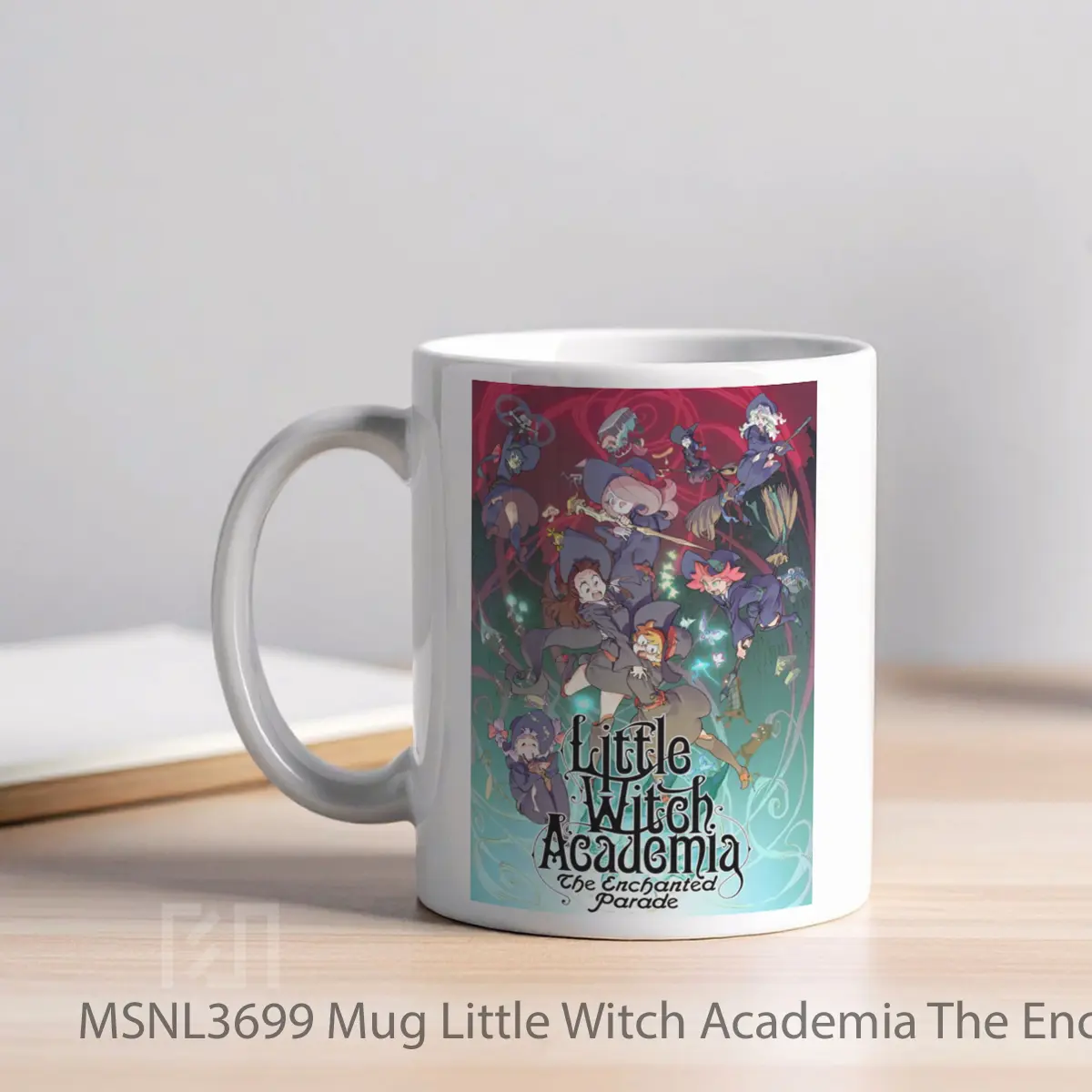 Mug Little Witch Academia The Enchanted Parade Gelas Keramik Tema Film MSNL3699 - Tampak Kiri