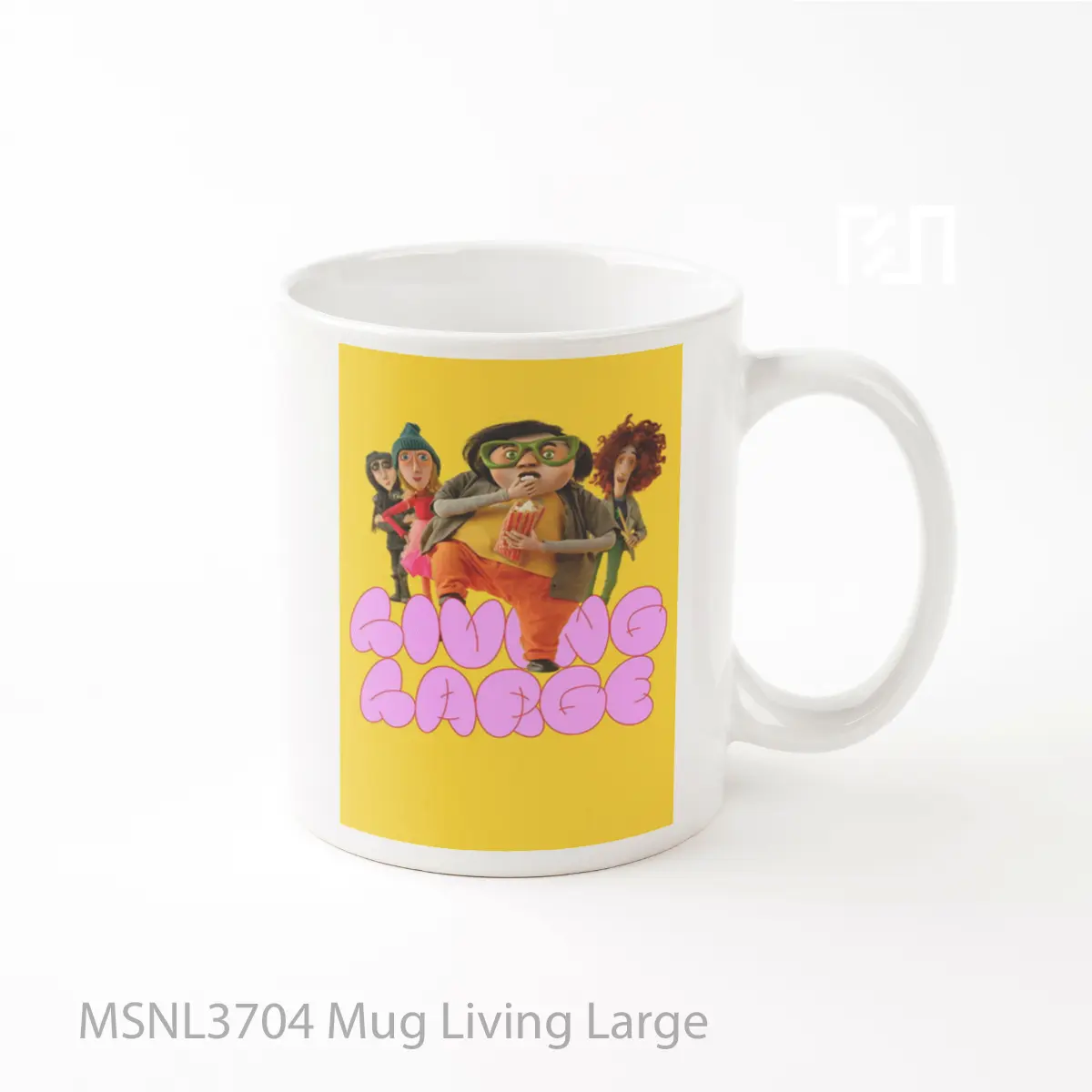 Mug Living Large Gelas Keramik Tema Film MSNL3704