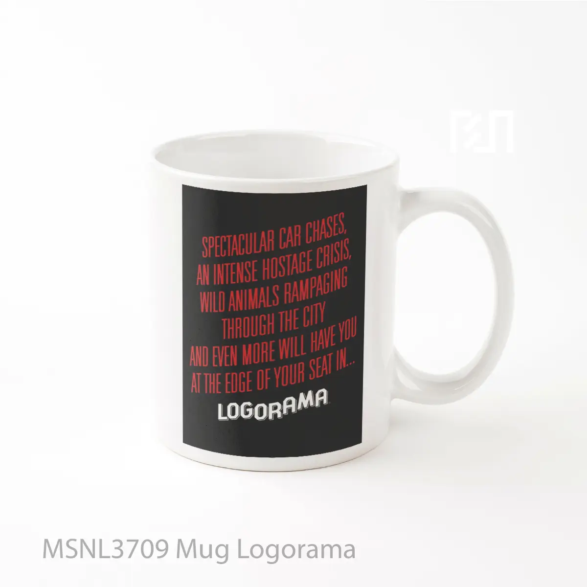 Mug Logorama Gelas Keramik Tema Film MSNL3709