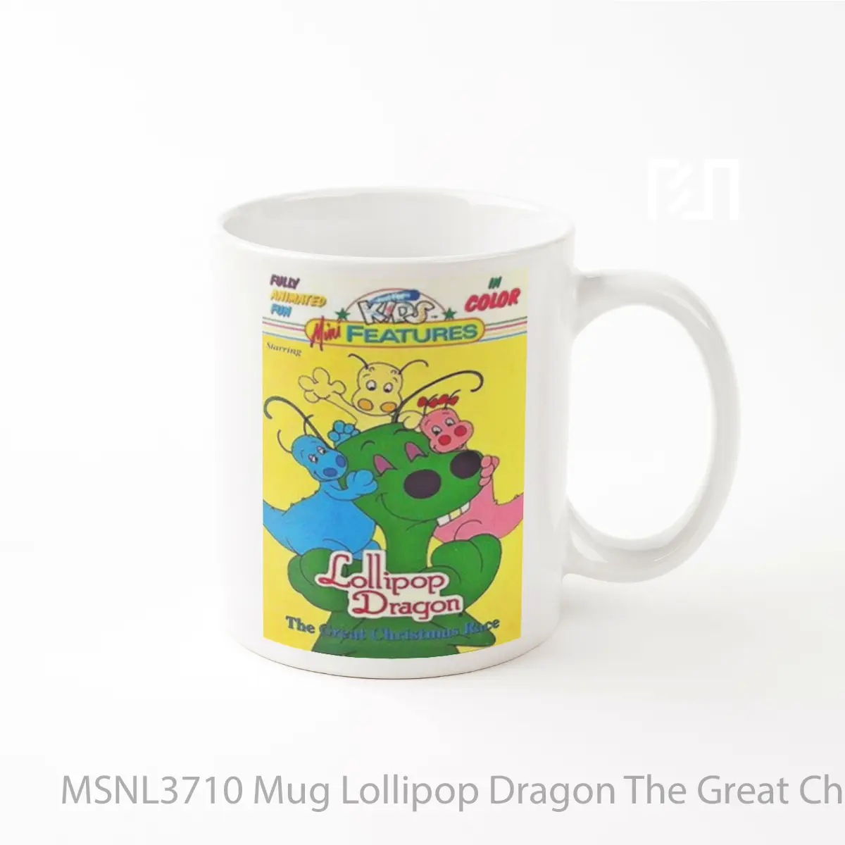 Mug Lollipop Dragon The Great Christmas Race Gelas Keramik Tema Film MSNL3710