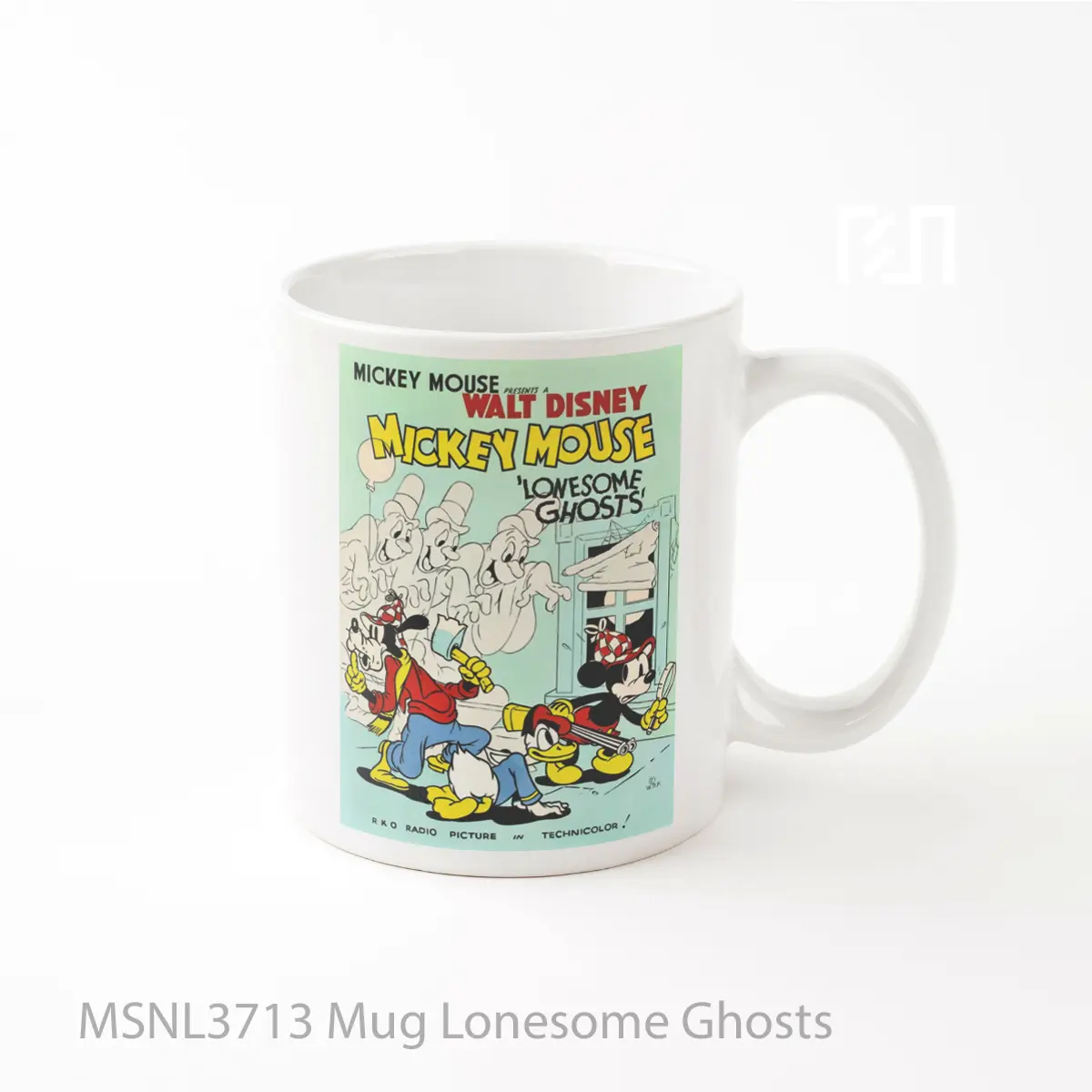 Mug Lonesome Ghosts Gelas Keramik Tema Film MSNL3713