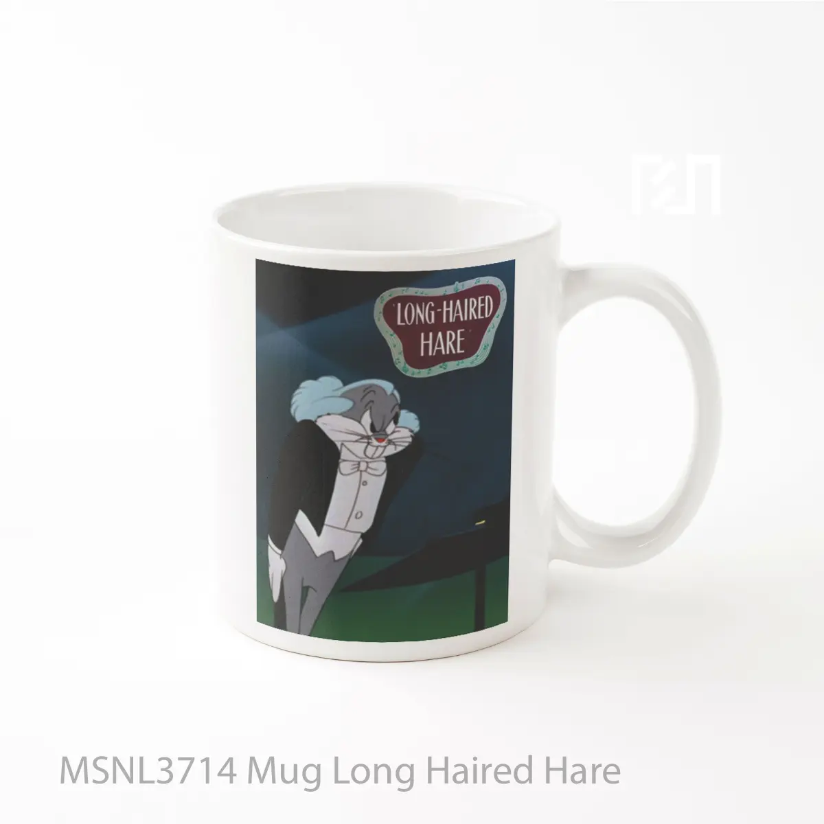Mug Long Haired Hare Gelas Keramik Tema Film MSNL3714