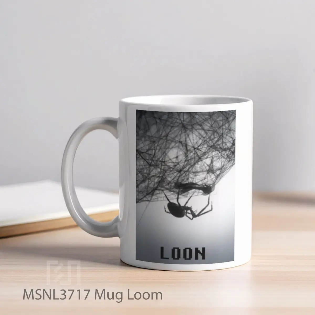 Mug Loom Gelas Keramik Tema Film MSNL3717 - Tampak Kiri
