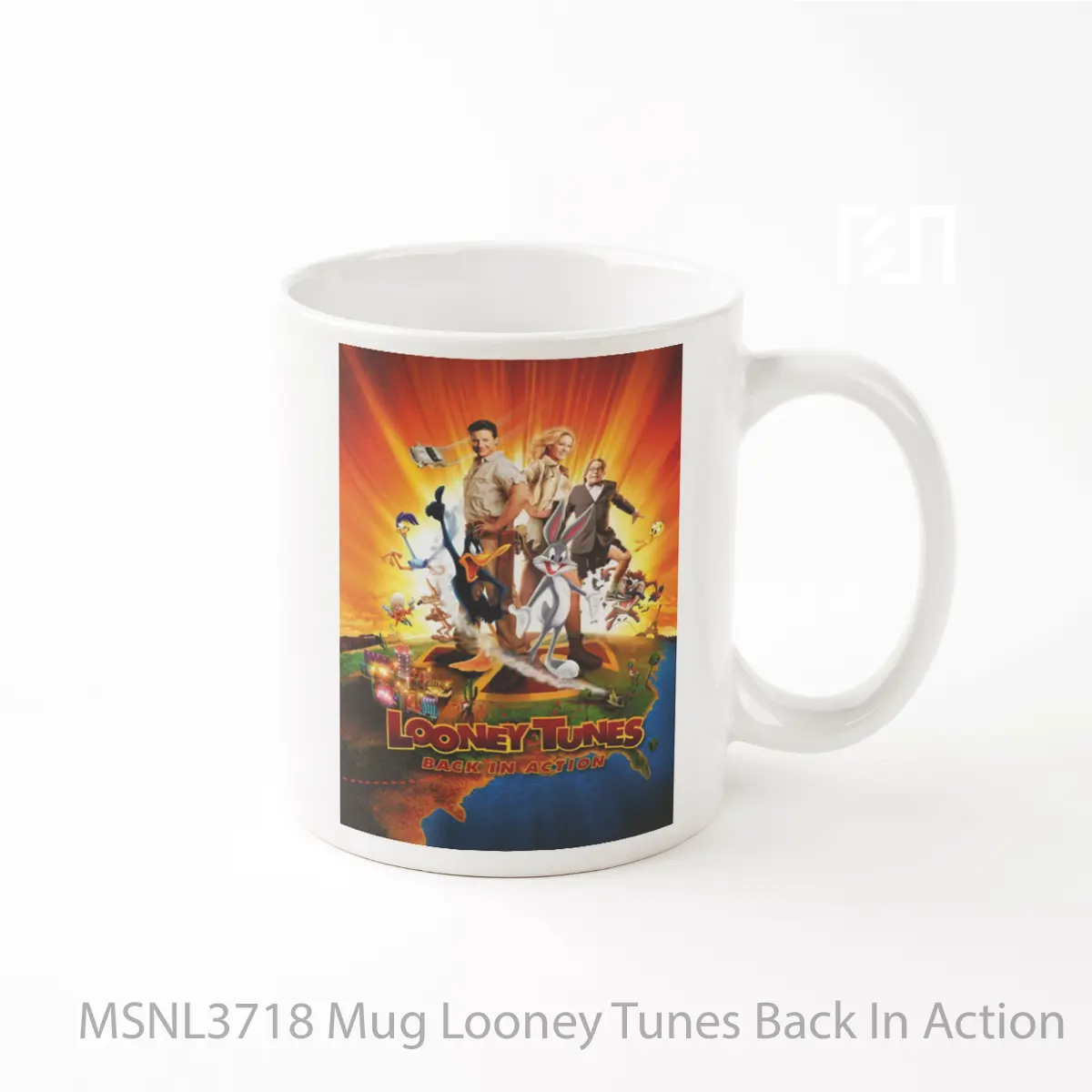 Mug Looney Tunes Back In Action Gelas Keramik Tema Film MSNL3718