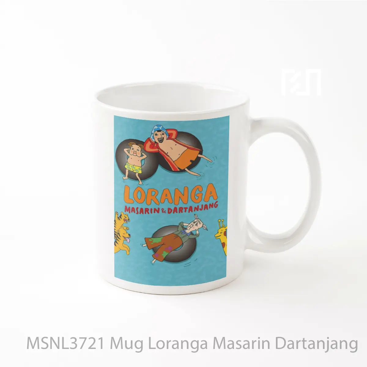 Mug Loranga Masarin Dartanjang Gelas Keramik Tema Film MSNL3721